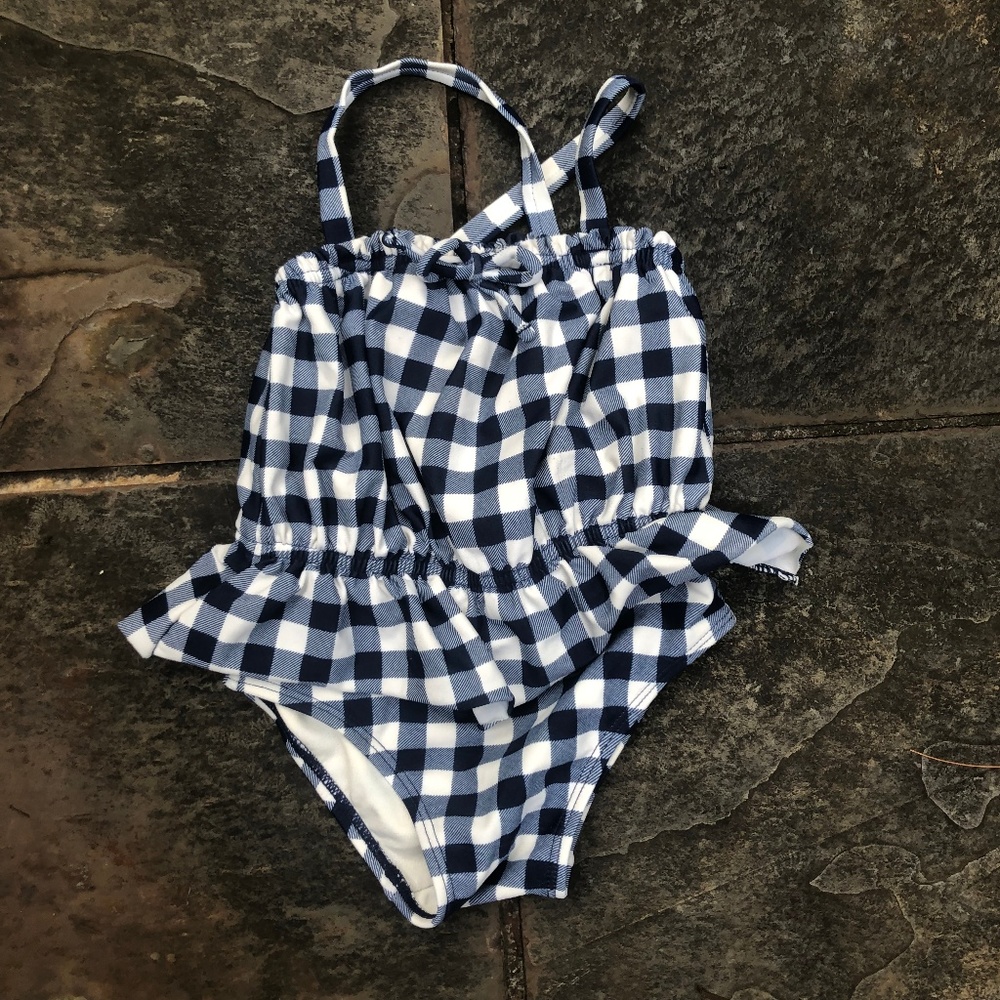 Adorable Checked GAP Swimsuit